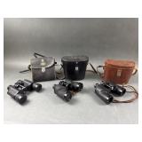 Tasco, Bausch & Lomb, Soc Binoculars With Cases