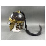 Medieval Gladiator or Spartan Style Brass Helmet