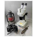 Wolfe Microscope, Mark IV Binoculars & More