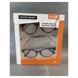 Foster Grant Design Optics Reading Glasses +1.25