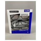 3pk Foster Grant Reading Glasses