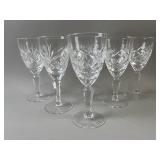 6 Galway Ashford Crystal Goblets