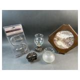 Iron Match Holder, Footed Candle Holder & More