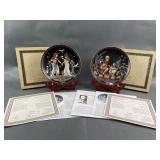 Legend of Tutankhamun Osiris Porcelain Plates
