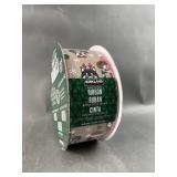 Kirkland Christmas Wire-Edged Ribbon