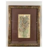 Framed Textured Painting Signed by NASH