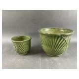 Matching Ceramic Planter Pots