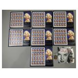 7 Pages of Marilyn Monroe Stamps & More