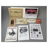 Red Wings, Vtg. Catalogs, Harley Ads & More