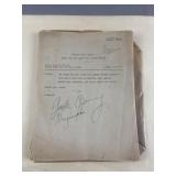 Autographed "The Jack Benny Program" Script