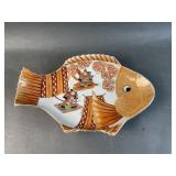 Signed Japanese Fish Plate