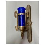 Bronze Art Deco Sanctuary Lamp Wall Sconce