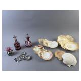 Mackenzie Childs Vase, Bohemia Czech Glass & More