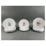 Royal Cauldon Bristol Ironstone Bird  Plates