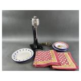 Vtg Mixer , Lucky Elephant Plates & More