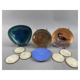 MCM Heintz Art Bronze Sterling Dish & More