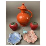 Vintage Fiestaware Pitcher, Hazel Atlas & More