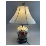VTG Porcelain Ginger Jar Table Lamp