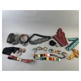 Vintage Belts, Concho, Cloisonnï¿½, Coin & More