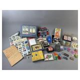 Vintage Stamps, Marbles, Stationary, Cards & More
