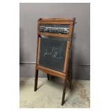 Scrolling Display Educational Chalkboard Desk