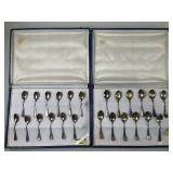 80% Silver Vntg. Spoon Sets