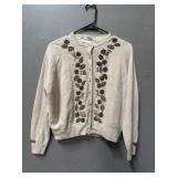 Vintage Modesto Embroidered Cardigan Sweater