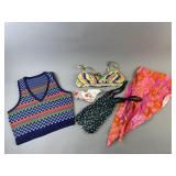Vintage 1960s Summer Tops & Accessories