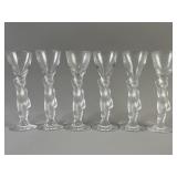 6 Bayel France Bacchus Cordial Glasses