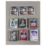 70 Various Detroit Tigers Autographed Cards