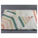 Antq/Vtg Lone Star Quilt