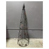 Vintage Metal Wire Christmas Tree Sculpture