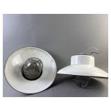 Vintage Industrial Metal Cage Light Fixture