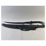Full-Tang Black Blade Fantasy Sword