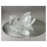 Lalique Crystal Swan