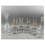 Vtg Pin Up Girl Glasses & More