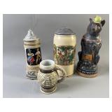 Bear, Music Box Steins & Reproduction Stein