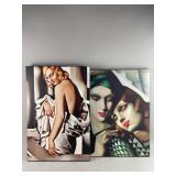 Signed  Repro. Art Deco The Green Turban & More