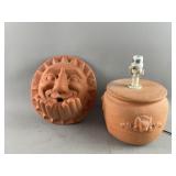 Terracotta Sun Face Wall Decor & More