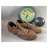 Vtg Brunswick 70ï¿½s Bowling Shoes & More