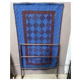 Antique/Vintage Quilt & Quilt Rack