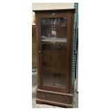 Gun Cabinet Display Case with Glass Door