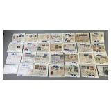 Vntg. 1930s Zeppelin Mail Postcards Hindenburg