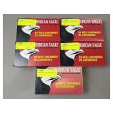 5 Boxes of 20 American Eagle Rifle Cartridges