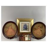 Vtg Print The Crinoline Girl by Monte & More