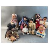 Native American Porcelain Dolls
