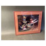 Framed Cinderella Lithograph