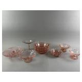 Vintage Pink Depression Glass Collection
