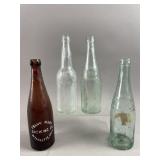 Vtg Wyandotte Frank Marx Brewing Co. Glass Bottles