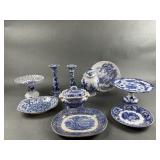 Vintage Blue & White Porcelain Lot